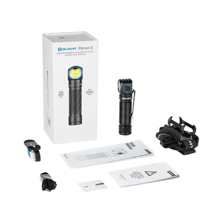 Perun 3 | lampe frontale rechargeable | 3 000 lm
