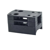 Picatinny Routpunktmontage mat triple Héicht spacers | Shield RMSc Foussofdrock