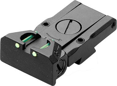 Remington 1911 R1 verstellbart hënnescht Viséier | fiber optic