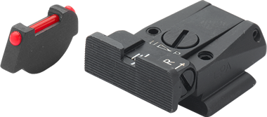 Ruger P85 & P89 organes de visée réglables | fibre optique