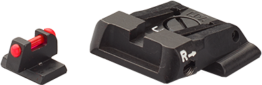 Smith & Wesson M&P verstellbar Eisenviséierer | Faseroptik