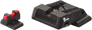 Smith & Wesson M&P verstellbar Eisenviséierer | Faseroptik