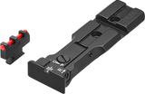Smith & Wesson revolver [686 629 19 66 586 & other] Rotpunkt-ready verstellbare Visierung | fiber optic