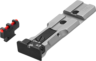 Smith & Wesson revolver [686 629 19 66 586 & other] viseur point rouge ready organes de visée réglables | fibre optique