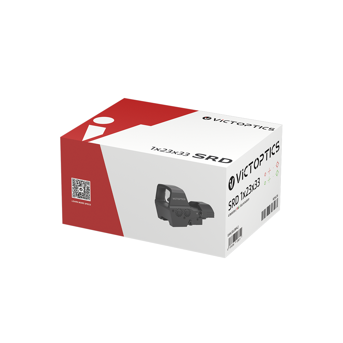 VictOptics SRD 1x23x33 Four-Reticle Routpunktvisier